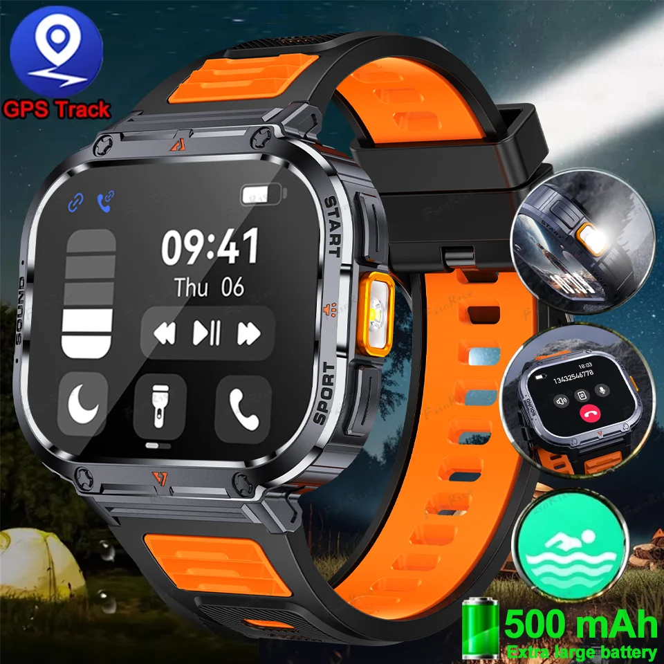 Profesionálne vonkajšie GPS trajektória Smart Watch 2.01 