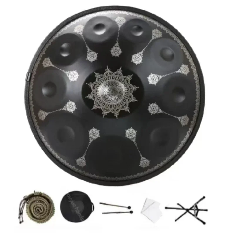 Profesionálny bubon z oceľového jazyka, autentický bubon na odovzdávanie, d Major, jogu a meditácia perkusie, 432Hz, 440Hz, 9, 10, 12 poznámok