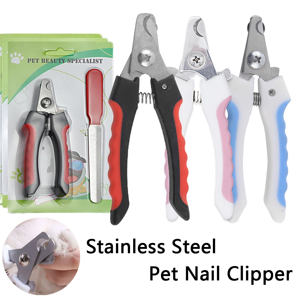 Profesionálny domáci klinček Clipper z nehrdzavejúcej ocele Pes Cat Cat Trimmer Labour-Saving Labor Clipper Clipper Pohodlné dodávky starostlivosti o pes