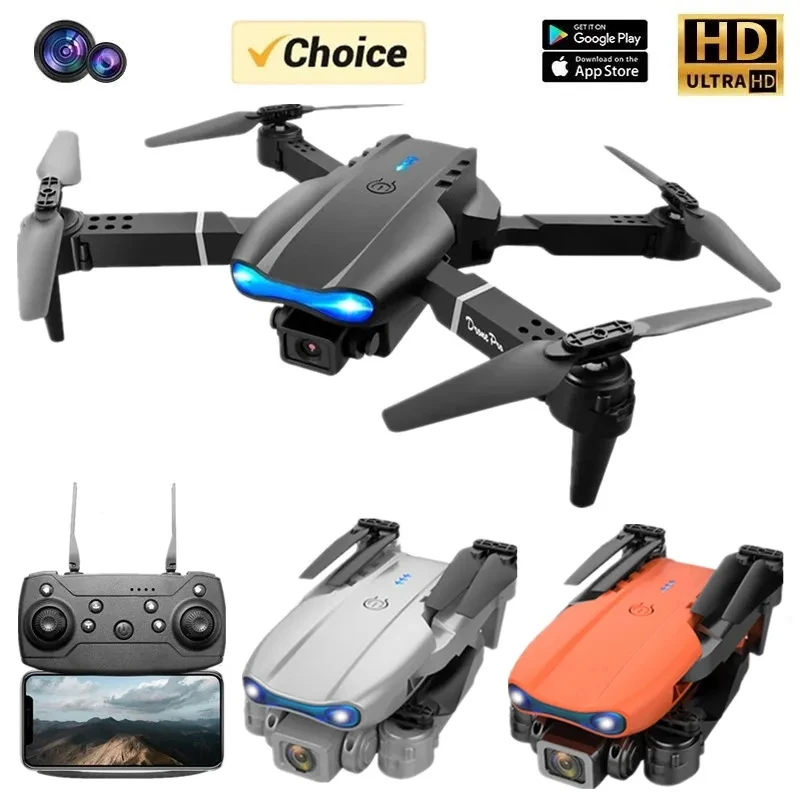 Profesionálny dron E99 HD 4K Aerial Camera WiFi FPV One-Kliknutím Mini Quadcopter RC RC Detský hračkár