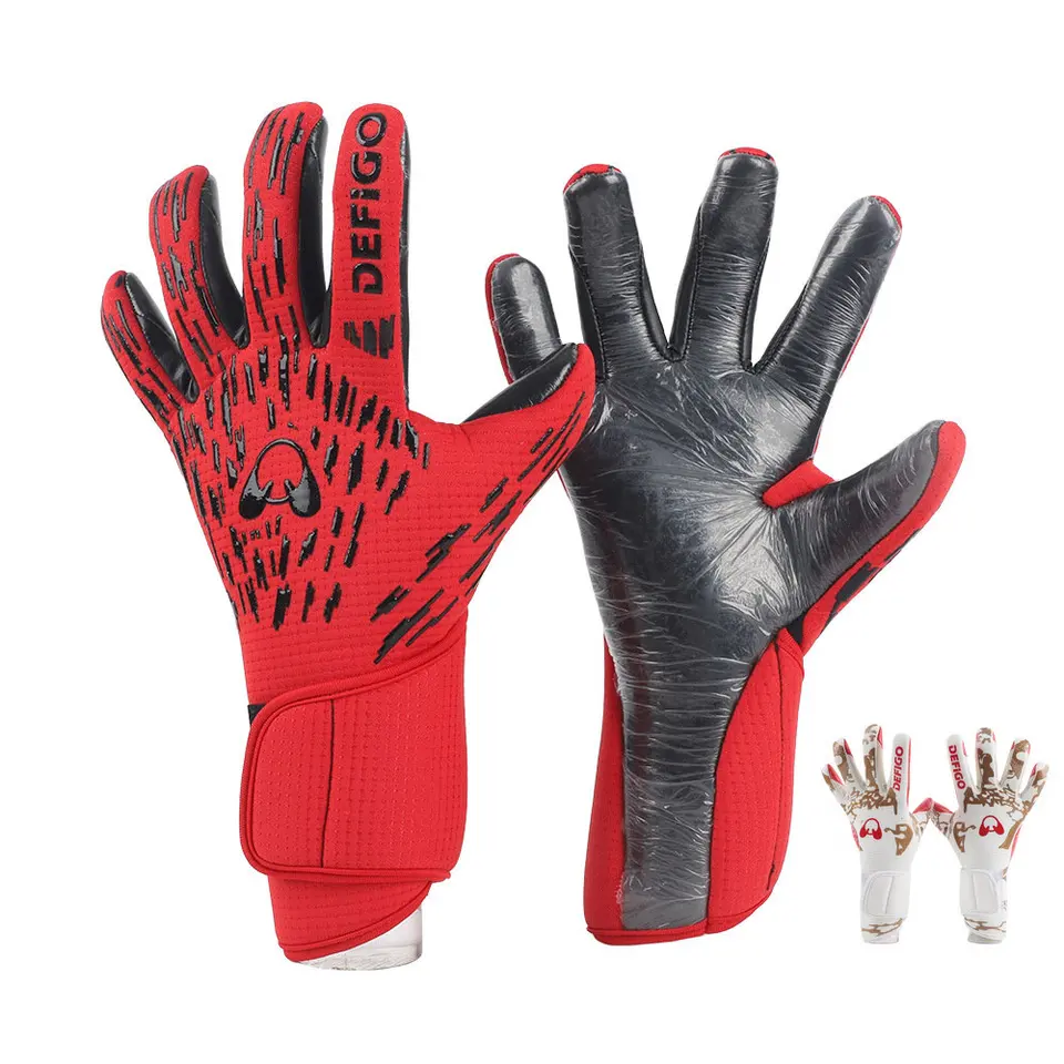 Profesionálny futbalový brankár rukavice latexové futbalové výcvikové vybavenie proti sklzu rukavice Guantes de Portero futbal
