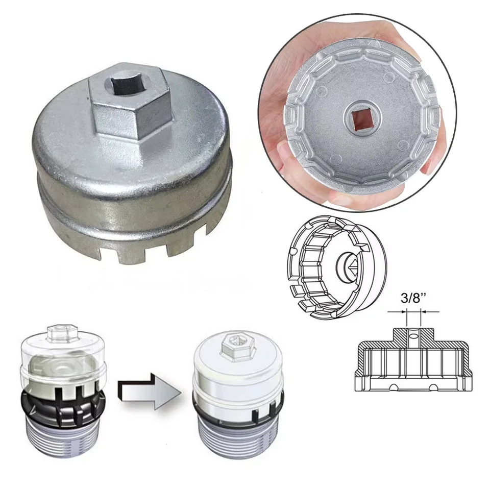 Profesionálny hliníkový automobilový olejový filter kľúčový kľúč pre toyota Prius Corolla RAV4 Matrix Lexus Camry Tundra Sienna Avalon