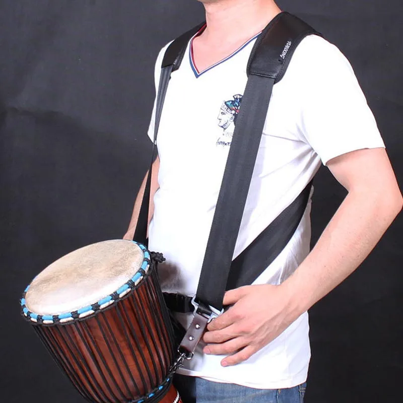 Profesionálny PU DJEMBE STRAP Africký ručný bubonový pás Perkusie príslušenstvo zadarmo Doprava zdarma
