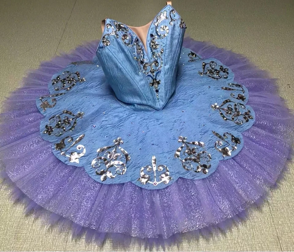 Profesionálny split Tutu Performance Plate sukňa lesná kráľovná a ďalšie úlohy prispôsobené dospelým deťom súťažia kostýmy