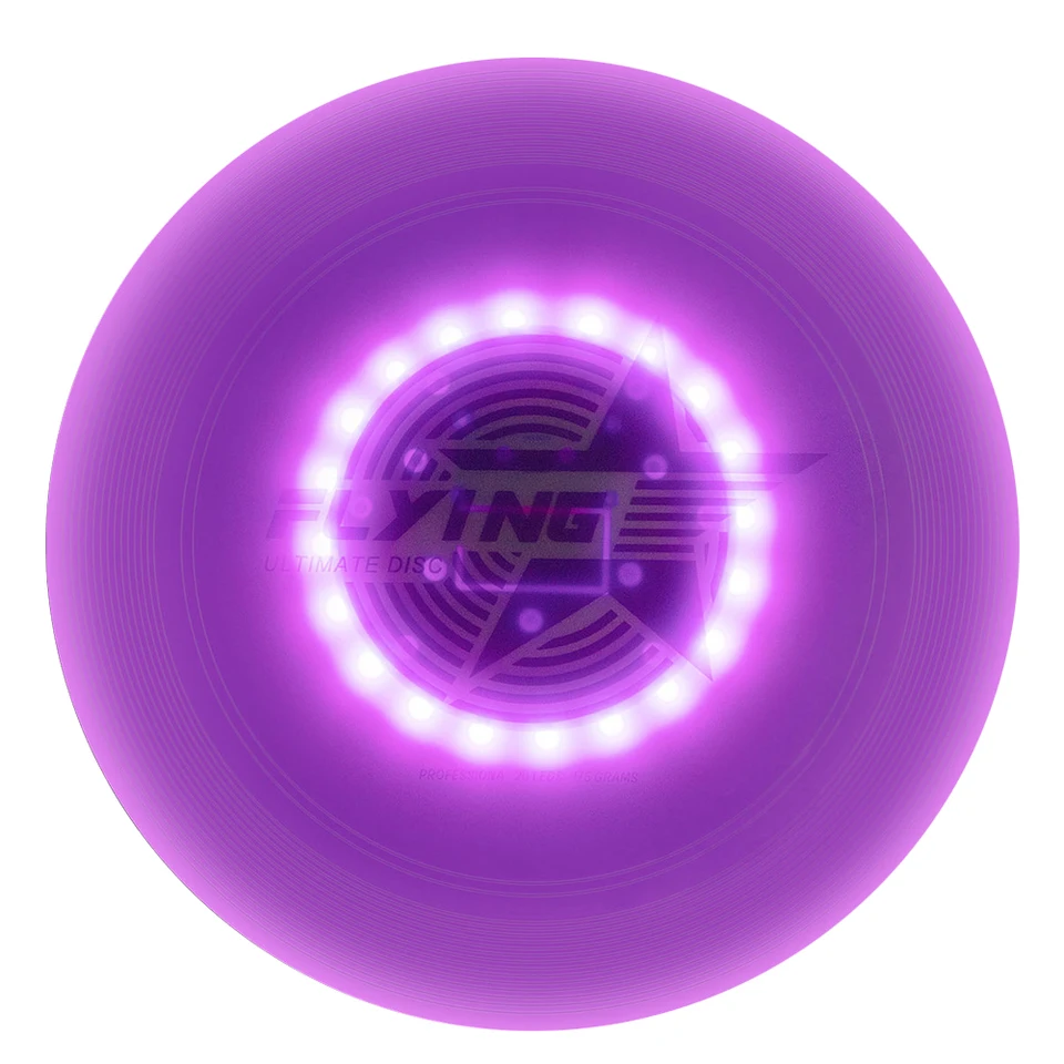 Profesionálny Ultimate Flying Dish Witerproof Camping Game Strue Discs Super Bright Sport Disk pre súťaže Tím Outdoor Hračky