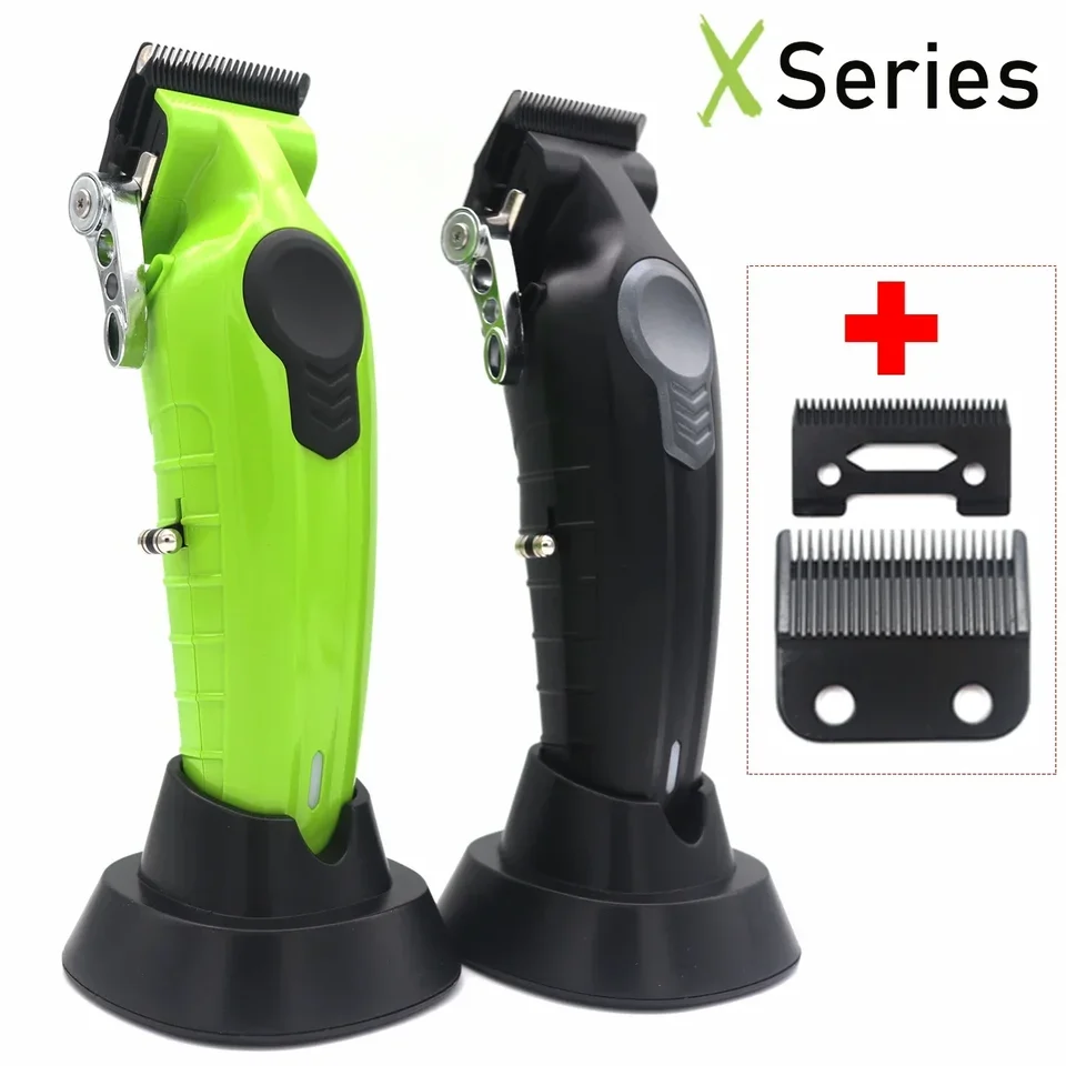 Profesionálny vlasový rezačka DLC Blade Pánsky strihový stroj na nabíjačku na nabíjačke Zastrihávače USB rozhranie USB Hair Clipper Barbershop