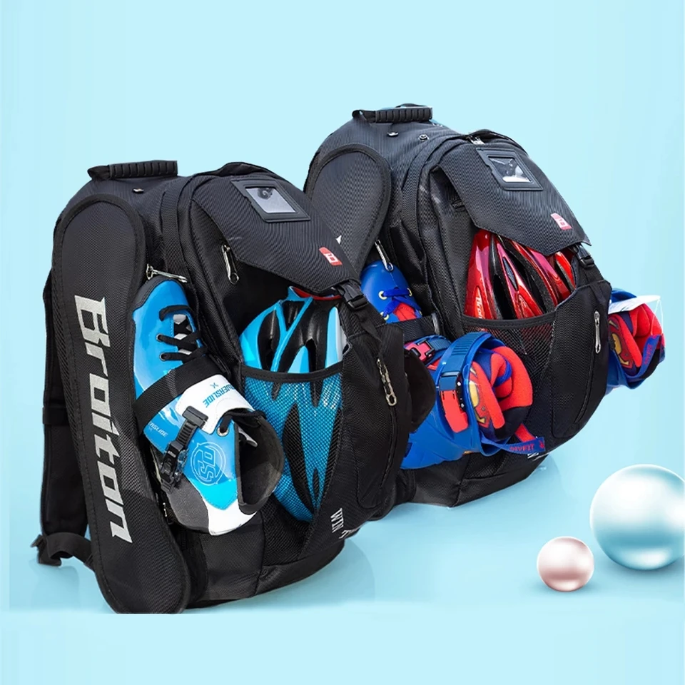 Profesionálny vodotesný valčekový korčuľovanie veľkosti veľkosti SL Inline Speed ​​Skate Bag Black Blue Rose pre 3x110 mm 4x100/110 mm koliesko
