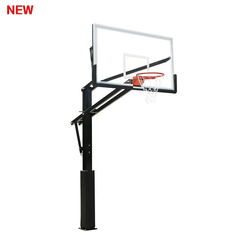 Profesionálny štandardný outdoorový basketbalový stĺp basketbalová doska 60 -palcový basketbalový obruč prenosný