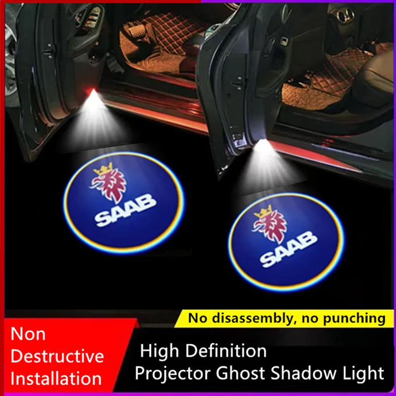 Projektor loga pre autá Dvers Ghost Shadow Vitajte pre SAAB 93 9-3 2003 2004 2005-2009 2010 2012 2012 SAAB 95 9-5 1998-2011