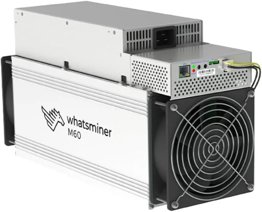 Promo ponuka Whatsminer M60 166th/s 3304W - bitcoinový baník Algo Sha256d 2024