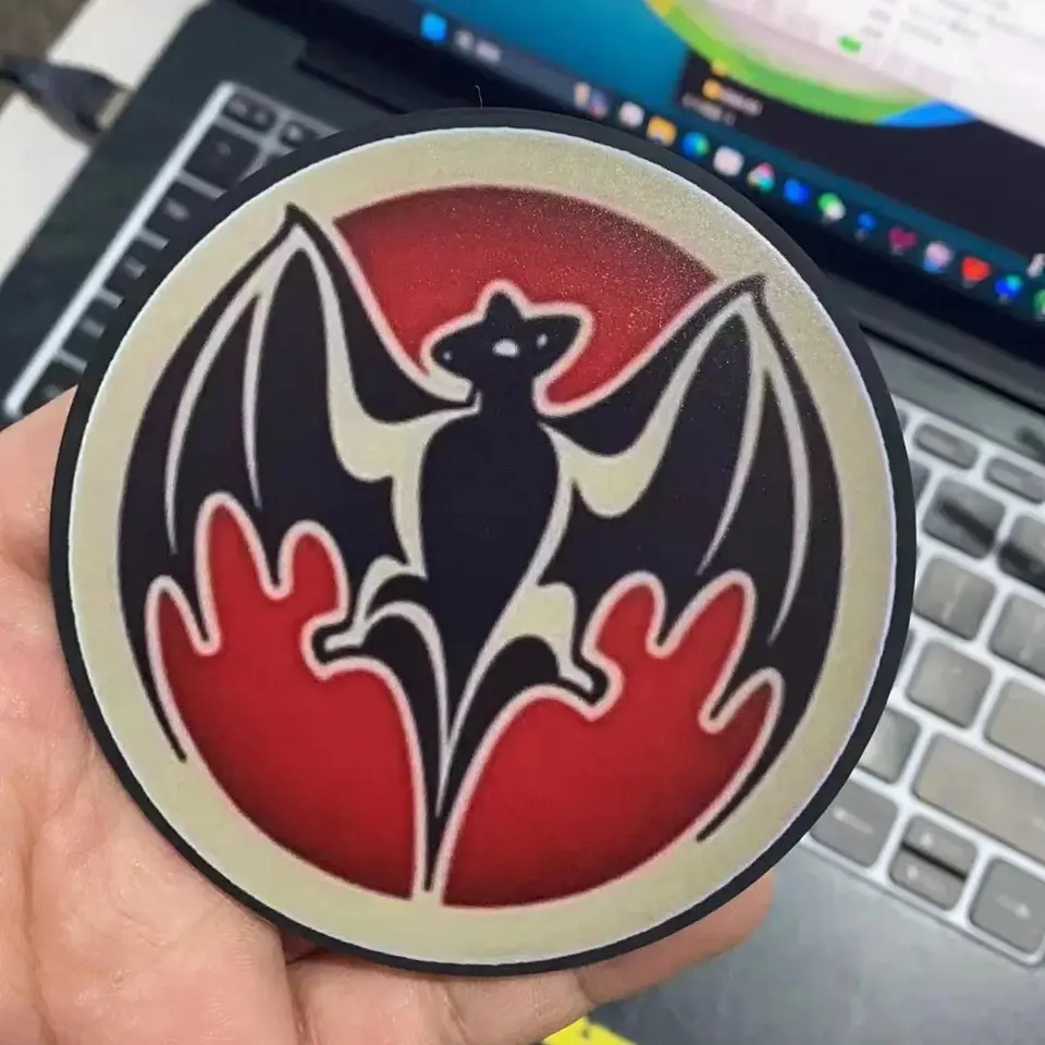 Propagačné darčeky vyradené a reliéfované poháre Coasters Soft Gumber Coasters jedáleň stolová stolová mata