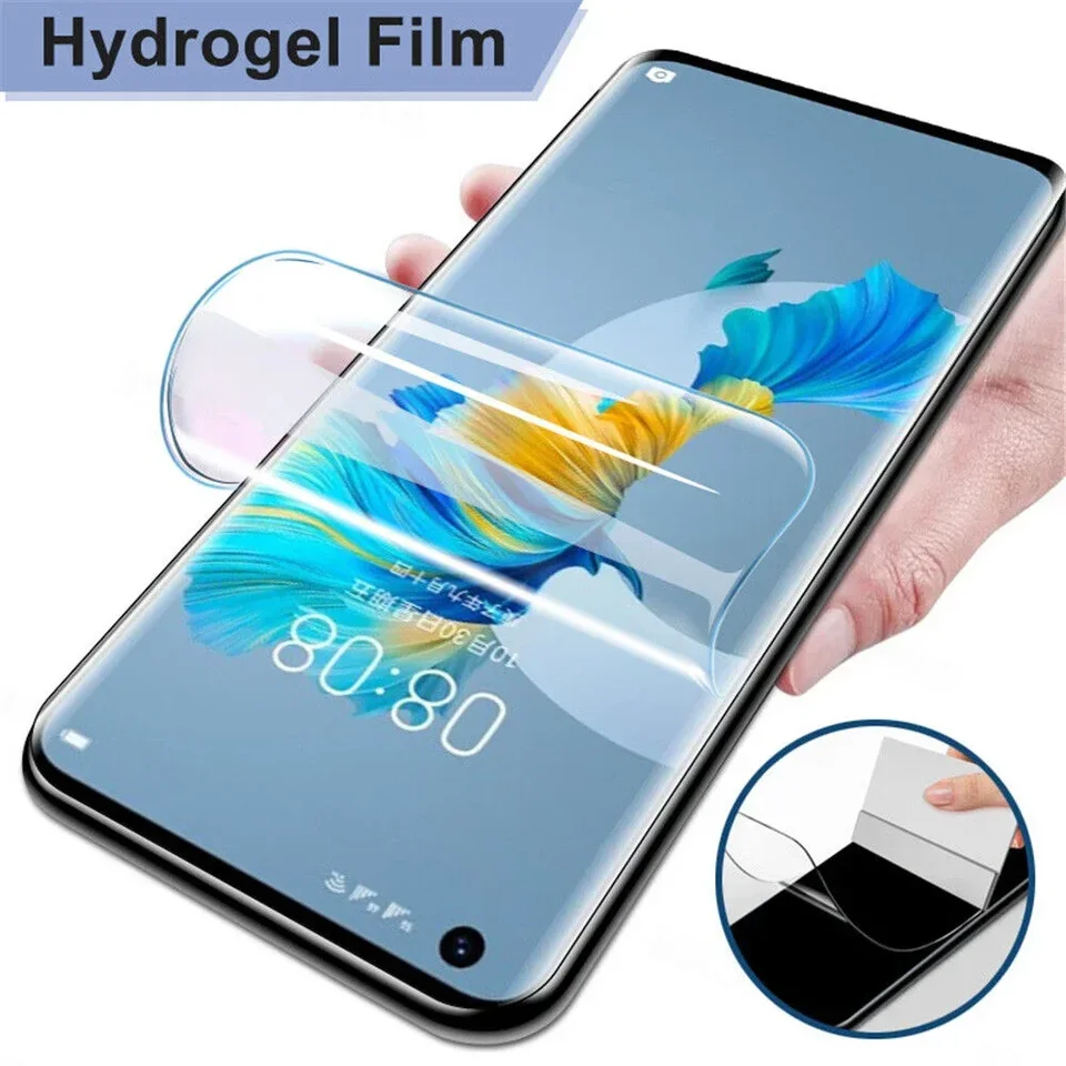 Protect Hydrogel Film Protector pre Samsung Galaxy A34 S23 Ultra A32 A72 S22 A54 A24 S23 S20 Fe A52 A53 Full Glue Hydrogel Screen Film