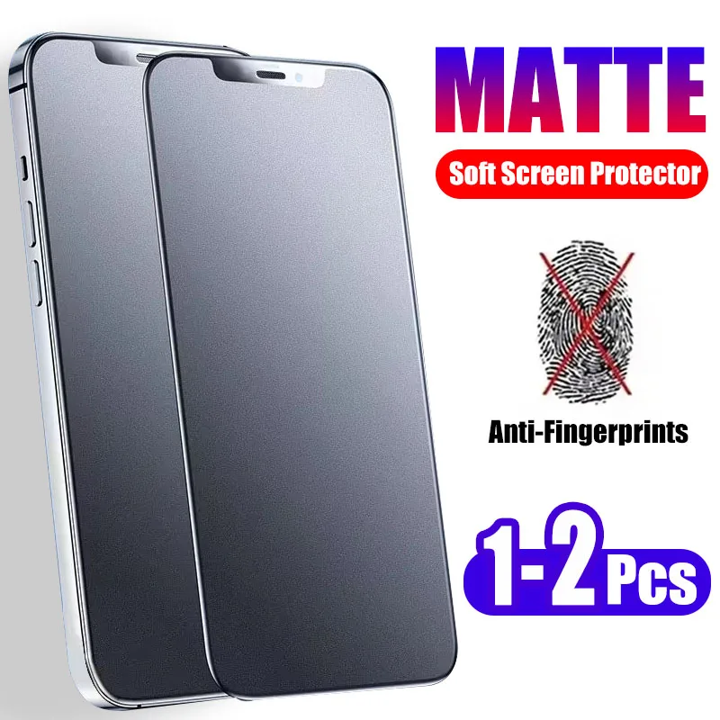 Protect matnej obrazovky pre Apple iPhone 15 12 14 11 Pro Max Plus Mini Froest Soft Soft Hydrogel Film XR XS x 8 7 6 Telefónne príslušenstvo