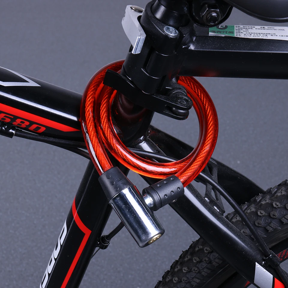 Proti krádež Univerzálny zámok bicyklov pre bicykel pre bicykel elektrické vozidlo Motocykel Dvere na viacúčelovú káblovú cievku Zabezpečenie zámku