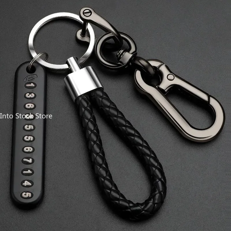 Proti-lost telefónne číslo tanier Car Keychain Pendant Automatické vozidlo Keyring Key reťazec vozidla Darčeky