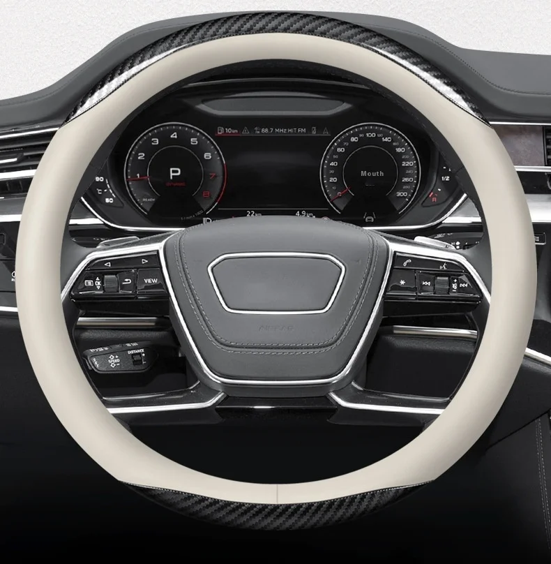 Proti-sklipka mikrovlákna kožené auto Suede Cover volantu pre genézu G70 G80 EV G90 GV60 GV70 GV80 GV90 GV60 EV MINT NEOLUN