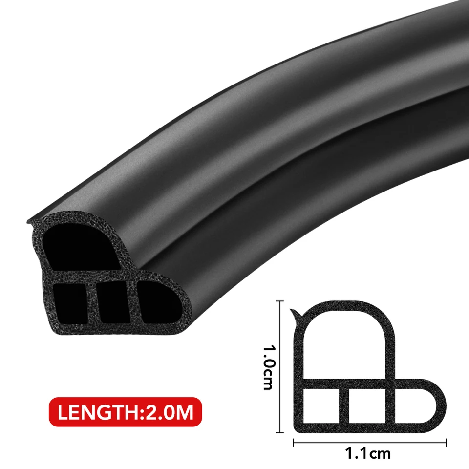 Protichodný tesniaci prúžok dverí pre predchody automobilov pre Peugeot RCZ 206 207 208 301 307 308 406 407 408 508 2008-6008