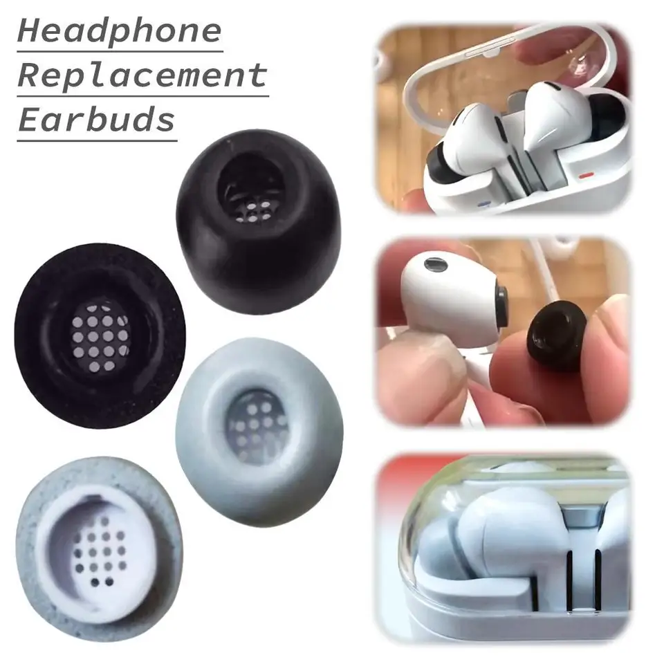 Protišmykové ušné čiapky pre slúchadlá priehľadná skrinka pre Samsung Galaxy Buds 3Pro/Púčiky 3 káblové slúchadlá Silikón Silikón Ear Pl
