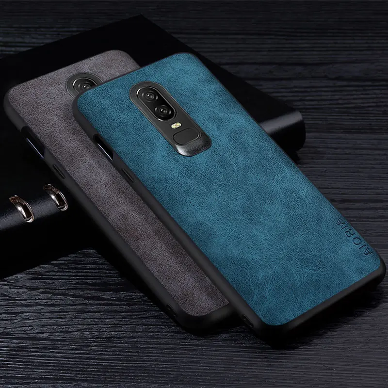 Prémiové puzdro na telefón pre OnePlus 6 6t Scratch-rezistentný na pevné farebné kryt pre OnePlus 6 puzdro