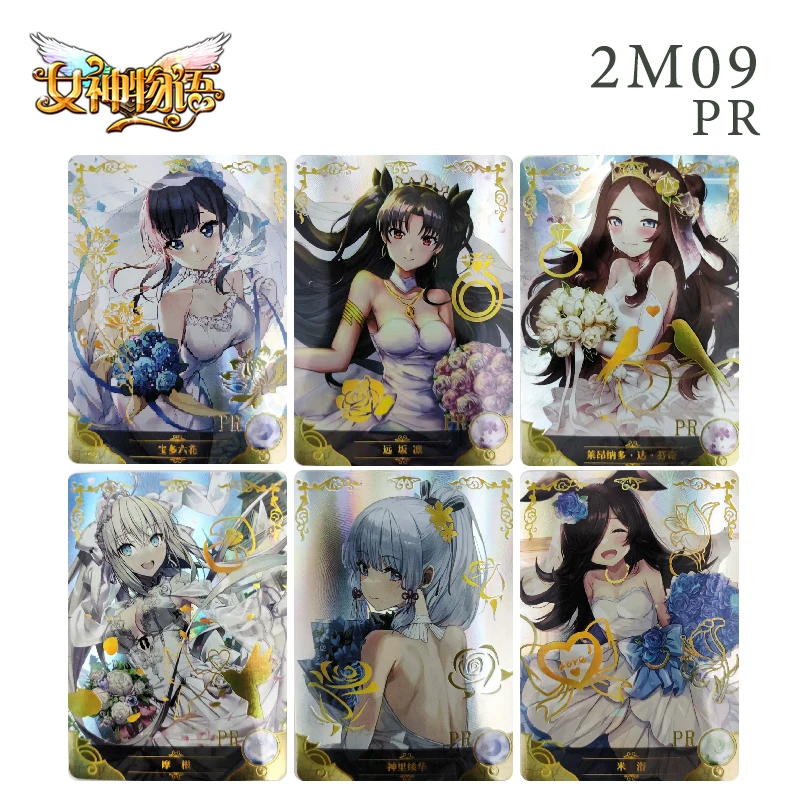 Príbeh bohyne 2M09 PR-série anime postavy Nakano Miku Tohsaka Rin Kamisato Ayaka Collectible Cards Birthday darček