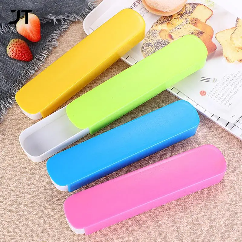 Príbory Slaw Plast Storage Box Chopsticks Fork Spoon Pull Box Outdoor prenosný prenosný riad