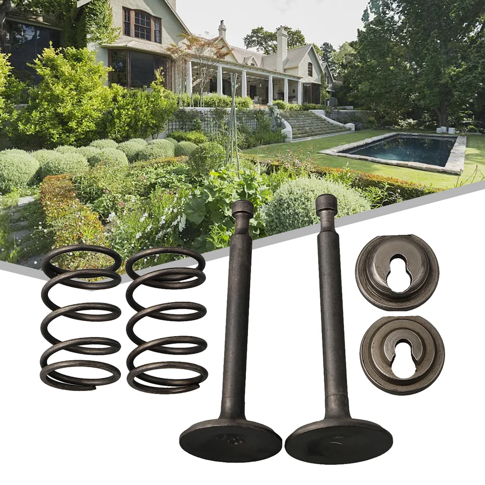Príjemný prívodný výfukový ventilový pružinový zadržiavač Collet Set pre Honda GX160 GX200 168F/170F 5,5 6,5 HP Generátor motora plynu
