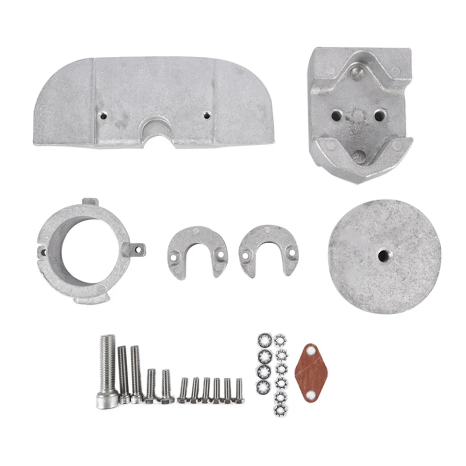 Príjemný súprava hliníkovej zliatiny anódy pre Mercury Alpha One Gen 888756Q03 888756Q01 Outboard Protection Anóda