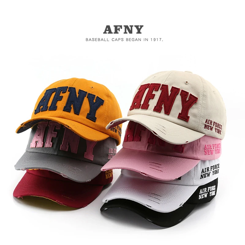 Príležitostná baseballová čiapka pre ženy a muži bavlna mäkké top klobúky letné slnečné čiapky móda Afny Patch Hat Unisex Snapback Hat