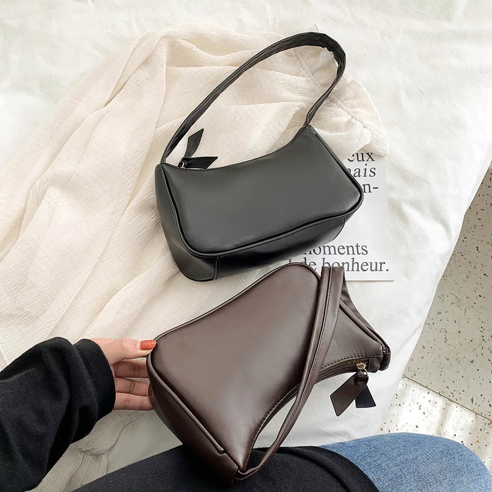 Príležitostná kožená koža s čistým farebným reťazcom Tote Women Casual Raka Messenger Tašky kabelky mládež Dámy jednoduché všestranné taška