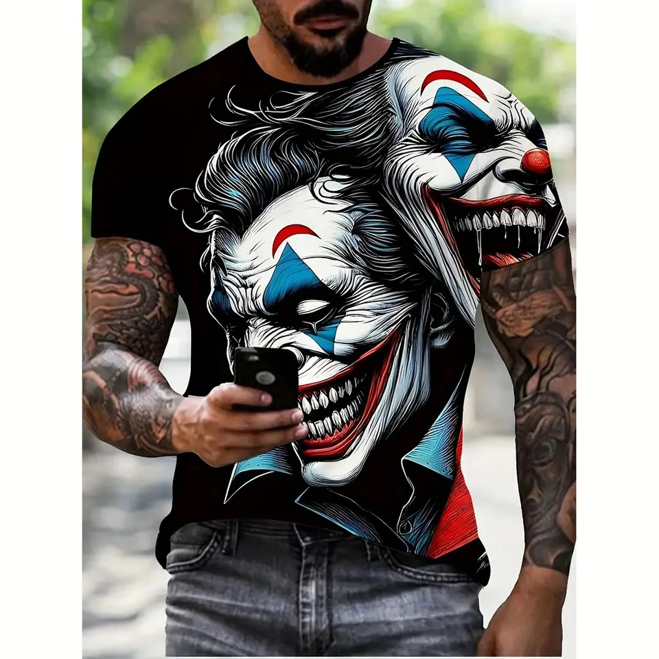 Príležitostné pánske tričká Spring Clothing Print Tlačené košele nadmerne veľké rukávy Tops Boys Tees Presnaté vintage tričká pre pánske