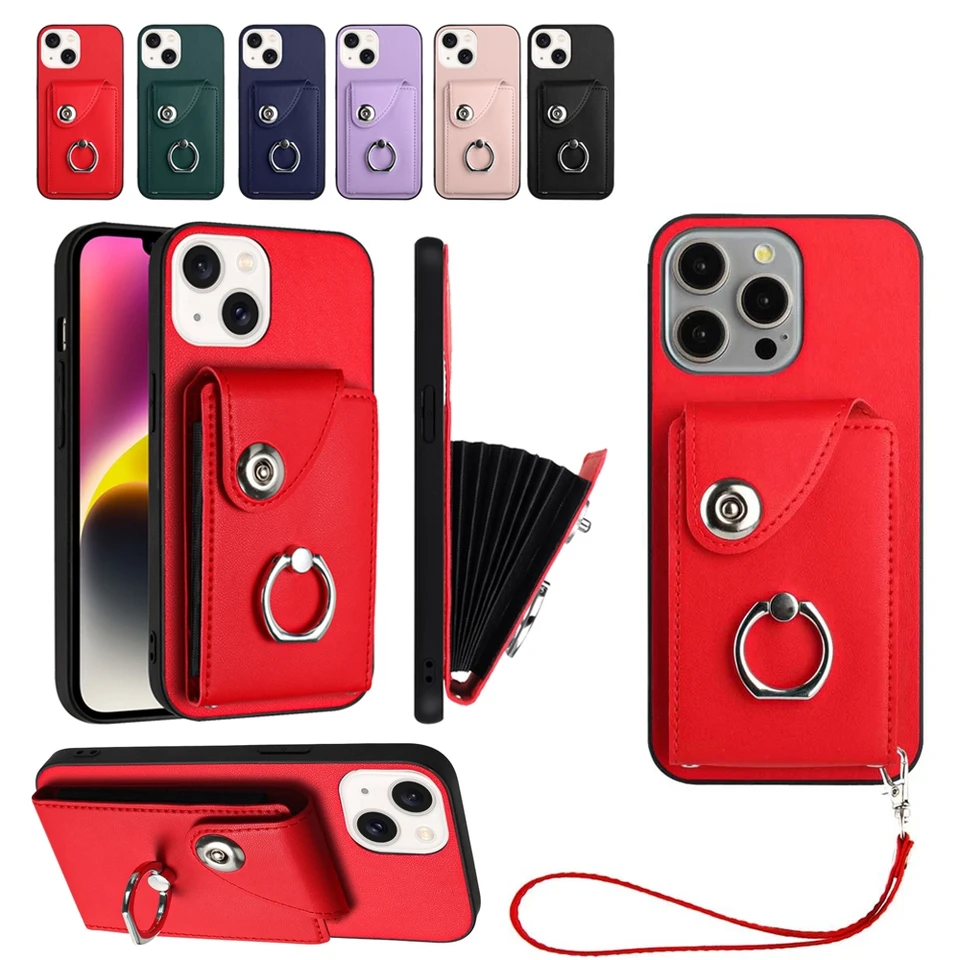 Prípad držiteľa kruhových kariet pre Samsung Galaxy S24 S23 S22 Ultra plus S21 Fe S20 A05 A14 A24 A25 A34 A35 A53 A54 A55