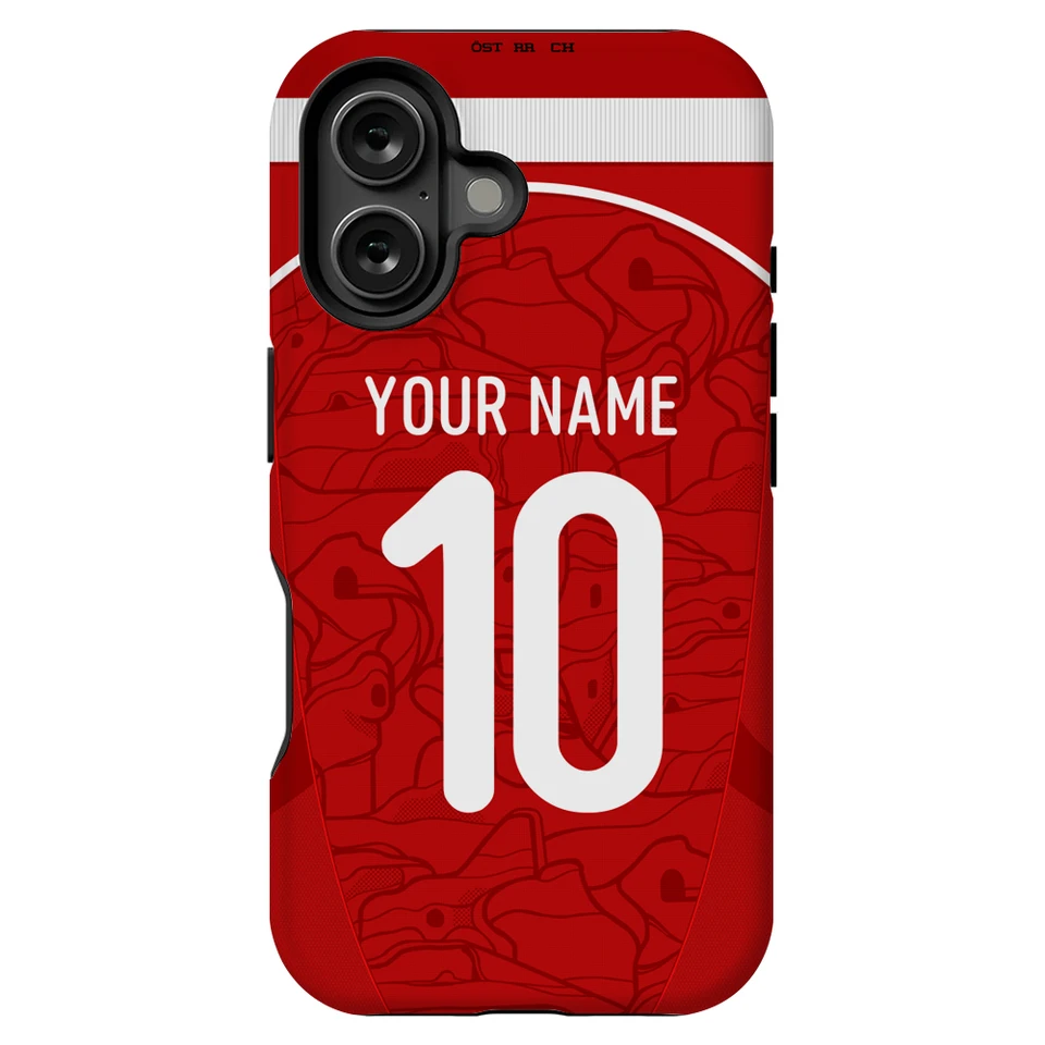 Prípad krytia národného tímu Rakúska pre Samsung S21 S22 S23 S24 Plus Ultra Fe Xiaomi 13T 14 Pro Redmi K60 K70 POCO