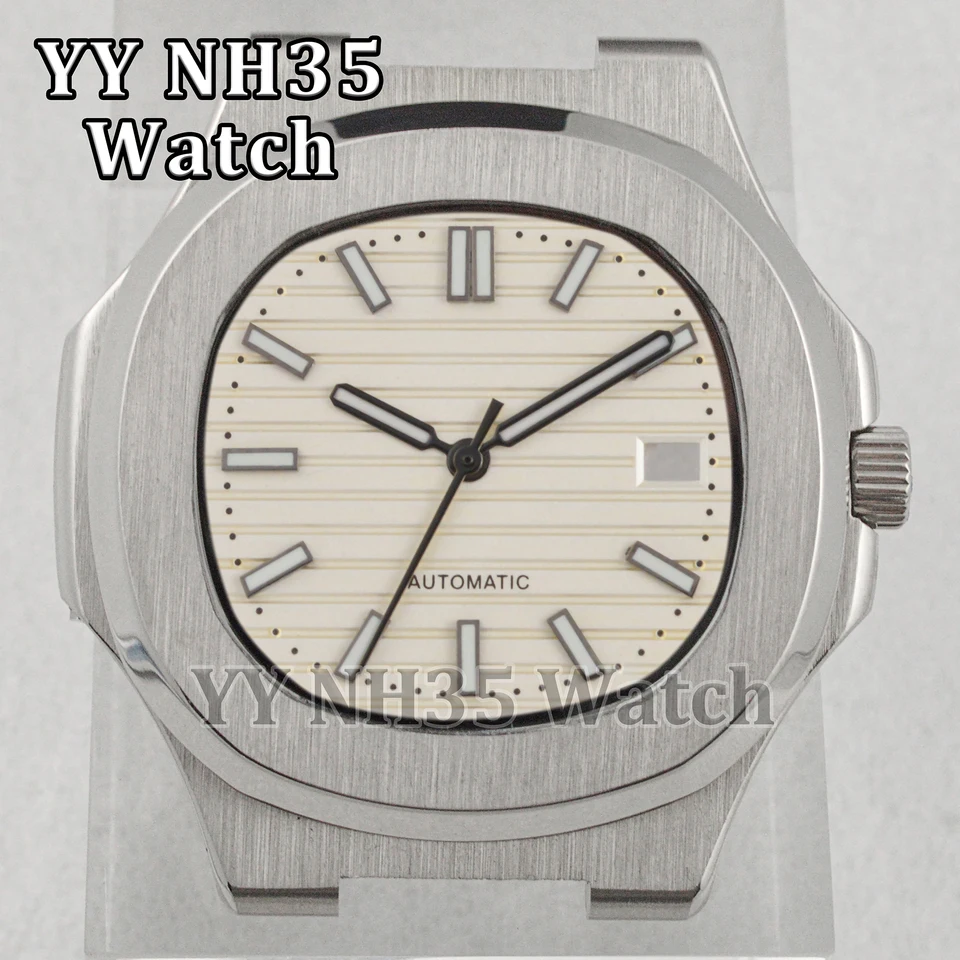 Prípad NH35 Case 41mm Watch Puzdro pre nautilus hodinky zafírové sklo 10ATM nepremokavé prípady hodinky Hands Fit NH35/NH36 pohyb