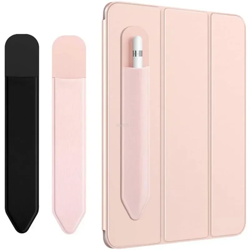 Prípad nálepky držiaka ceruzky pre Apple iPad Air 2 3 4 2020 2021 Pro 11 10,2 10,9 9,7 12,9 palca Mini 6 Ochranné rukávy pero perom