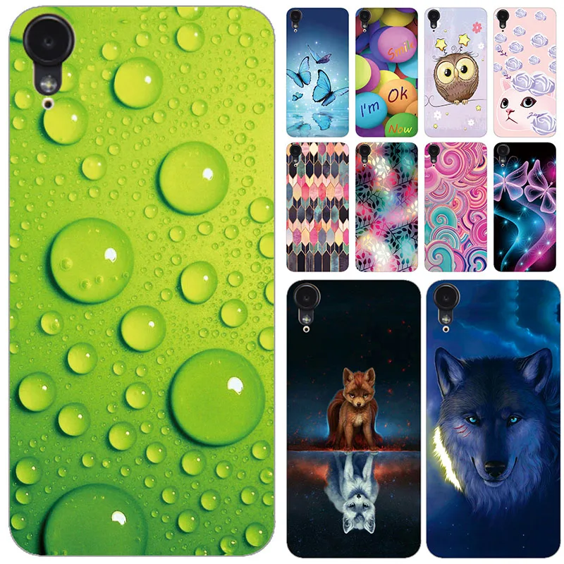 Prípad pre HTC Desire 825 / Desire 10 Cover životného štýlu Silikón Soft Soft TPU Coque Coque