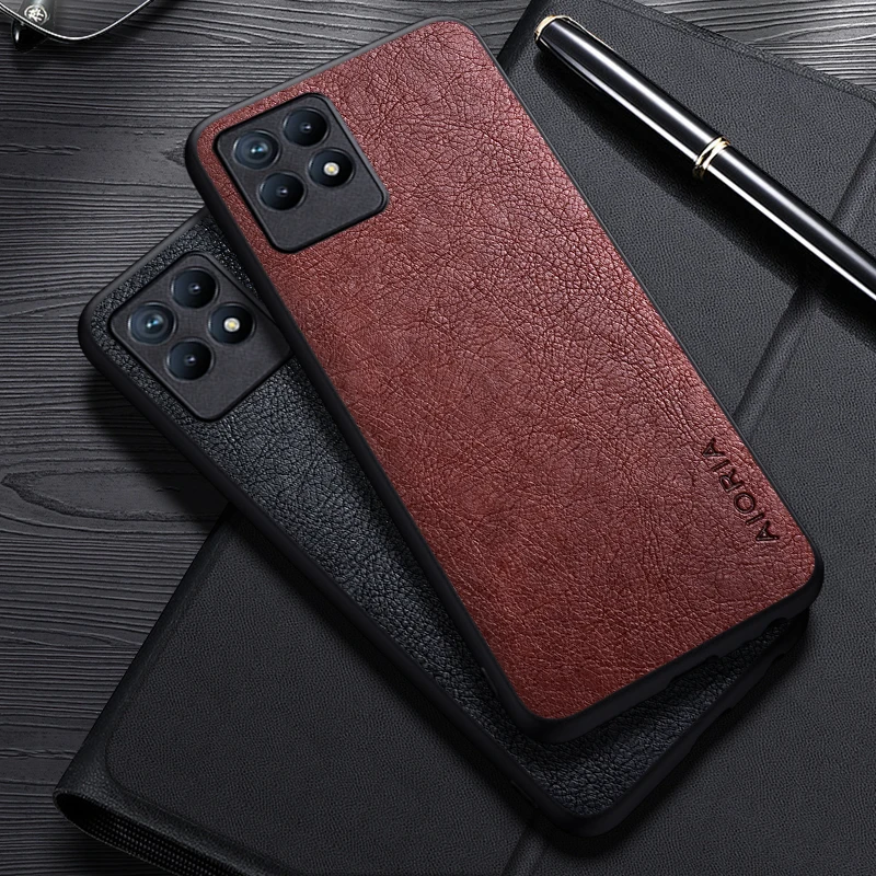 Prípad pre Realme Narzo 50 Pro 50i Prime 50a Prime 20 Pro Simple Design Luxury Kožená obchodná obálka pre Realme Narzo 30 Case