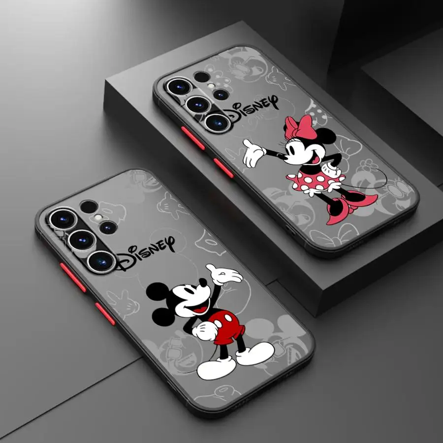 Prípad pre Samsung Galaxy A55 5G A52 A54 A53 A51 A25 A24 A23 A35 A34 A33 A32 A16 A15 A14 Cover Telefón Disney Mickey Minnie