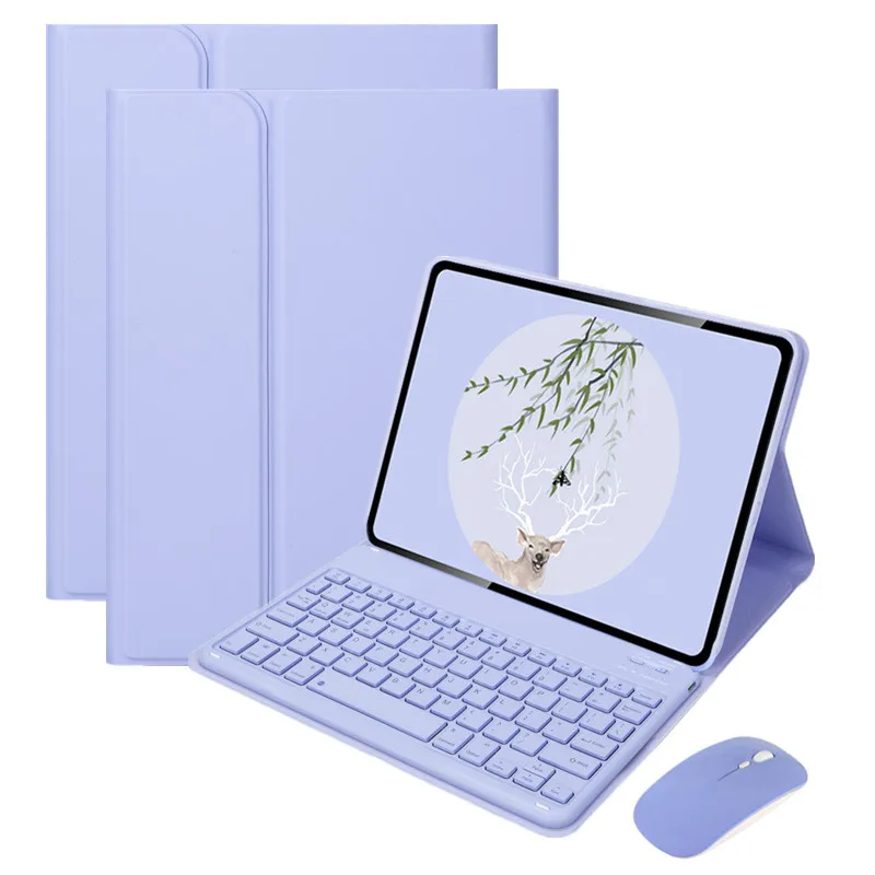 Prípad pre Xiaomi Redmi Pad Klávesnica Magnetické bezdrôtové Teclado pre Redmi Pad 10 61 Kryt Španielska ruská portugalská klávesnica