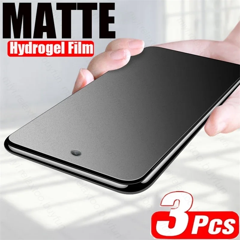 Prípad S24fe 3ks matný matný hydrogélový film pre Samsung Galaxy S24 FE anti-prsteňový chránič obrazovky Sumsung S 24 Fe 24FE