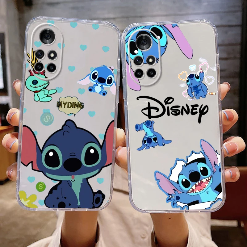 Prípad Stitch Bady Cute Telefón pre Huawei Honor 50 50se 30 10 Lite 8x 9x Pro Mate 40 30 30 10 10 Pro Plus Lite Carcasa Funda