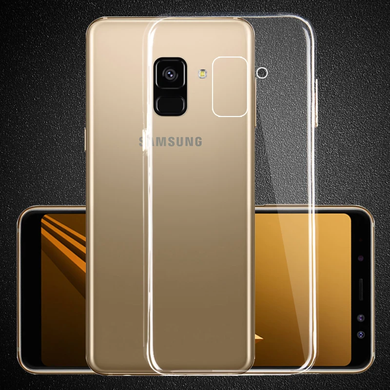 Prípad TPU RiceState pre Samsung Galaxy J6 2018 J600 Slim Transparent Silikone Soft Clear zadný kryt pre Samsung J6 Plus 2018 Case