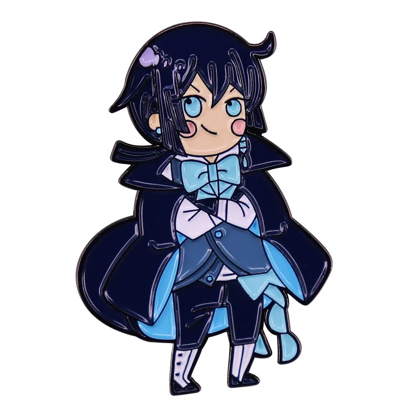 Prípadová štúdia Vanitas Smalt Pin Manga Anime Boy Badge Cosplay šperky