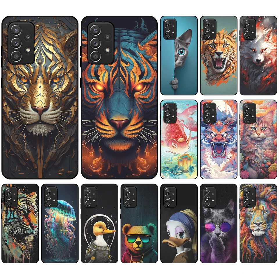 Prípady pre Oppo Realme GT NEO 2 2T 3 NEO2 NEO3 GT2 NEO2T 9 9i Flash Explorer Master Pro Plus 5G Cute Cat Dog Tiger Cover Cover