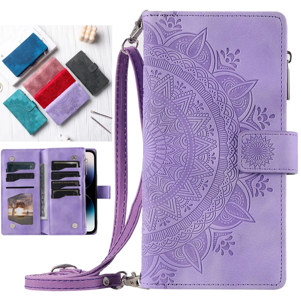 Prípady pre Samsung Galaxy S25 S24 S23 S22 S21 S20 S10 S9 S8 PLUS ULTRA FE S10E Kryt puzdra Coque Flip Wallet Phone Covers Sunjolly