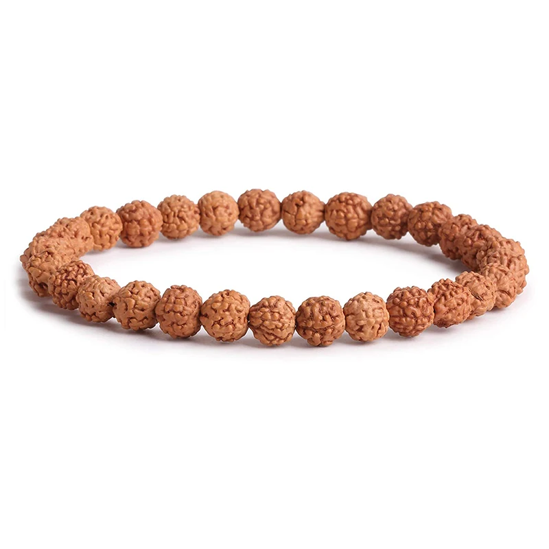 Príroda Vajra Bodhi Rudraksha náramky Men Meditácia Mala Práce náramky pre ženy šperky Nová modlitba Tibetský budhizmus náramok