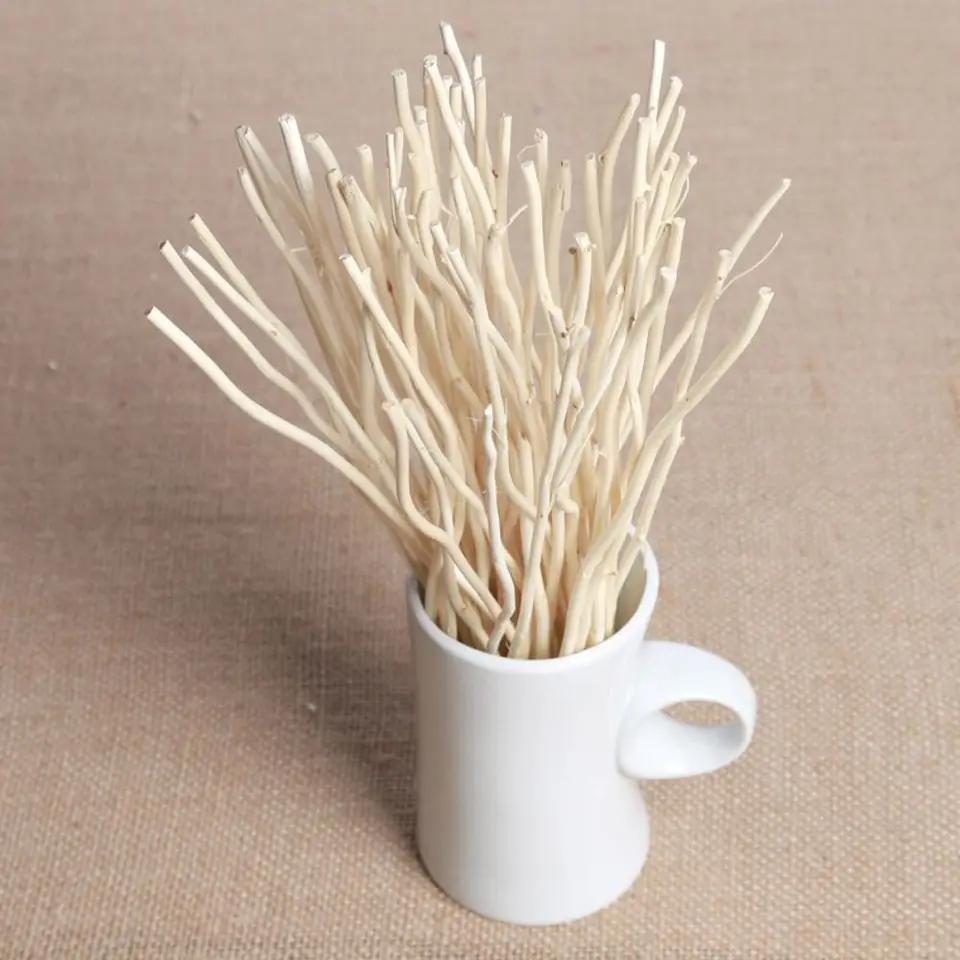 Prírodná vetva Willow pre trstinu difúzora aróma Rattan Sticks Domáca vôňa náhradné palice