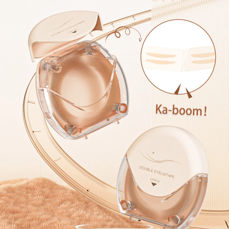 Prírodné neviditeľné slepacie nálepky s dvojitými viečkami Fibre Instant Eyelid Lift Pasta Dlhodobý pretrváva väčšie oči Krásny nástroj