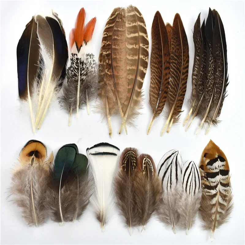 Prírodné pávové kuracie kačacie bažantné perie Perie Small Dream Catcher perie perie oblaky ručné doplnky
