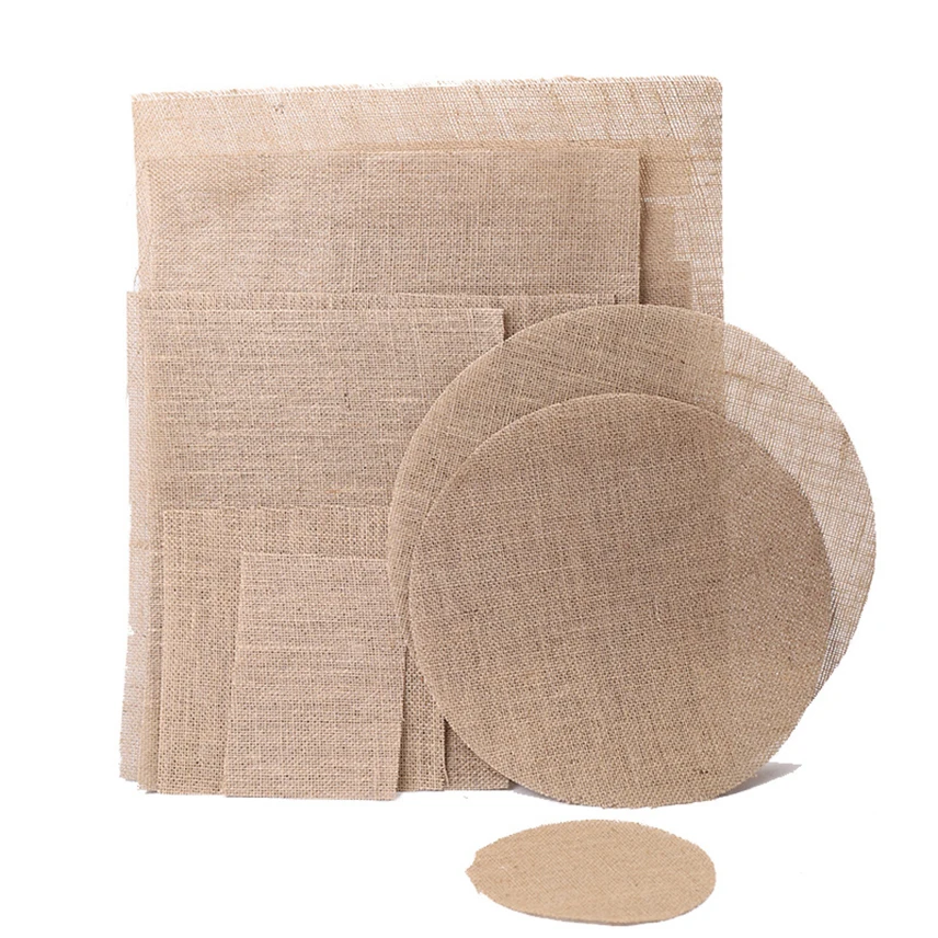 Prírodné zubné historické látky ručne vyrábané patchwork Svadobné vianočné DIY Crafs Decor Patches pre vyšívanie