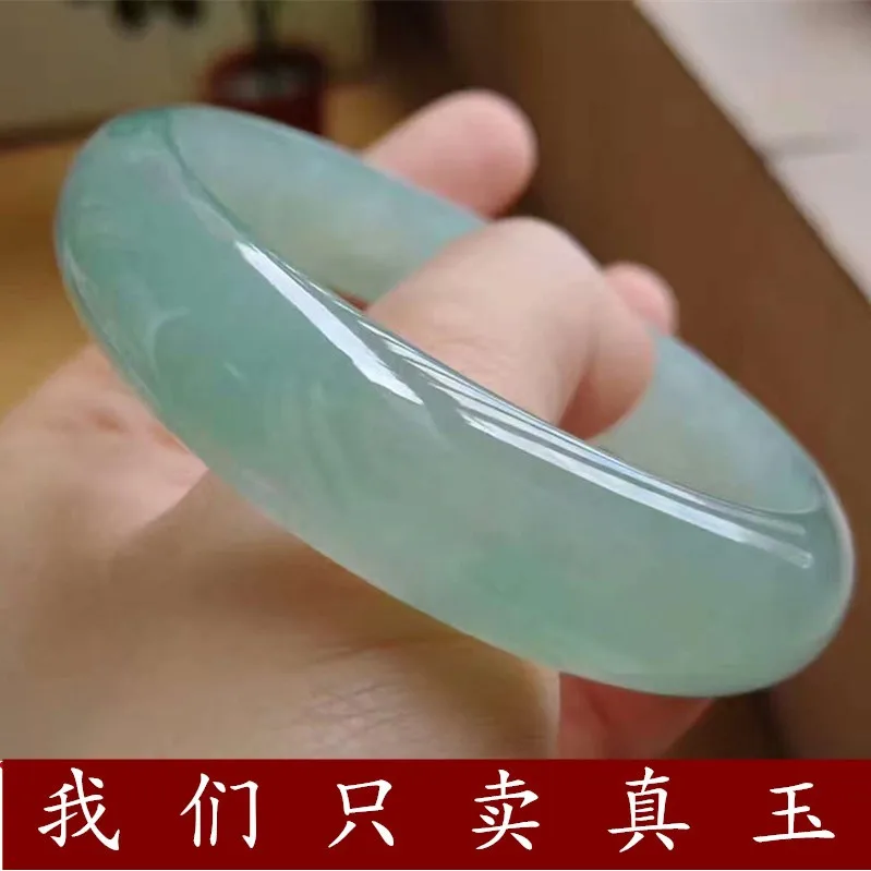 Prírodný jade A Jadeite Green Jade Bangle Bangles for Woman Real Jade náramky Prírodný jade kameň pre ženy náramky šperky